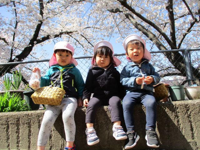 画像：花見の様子